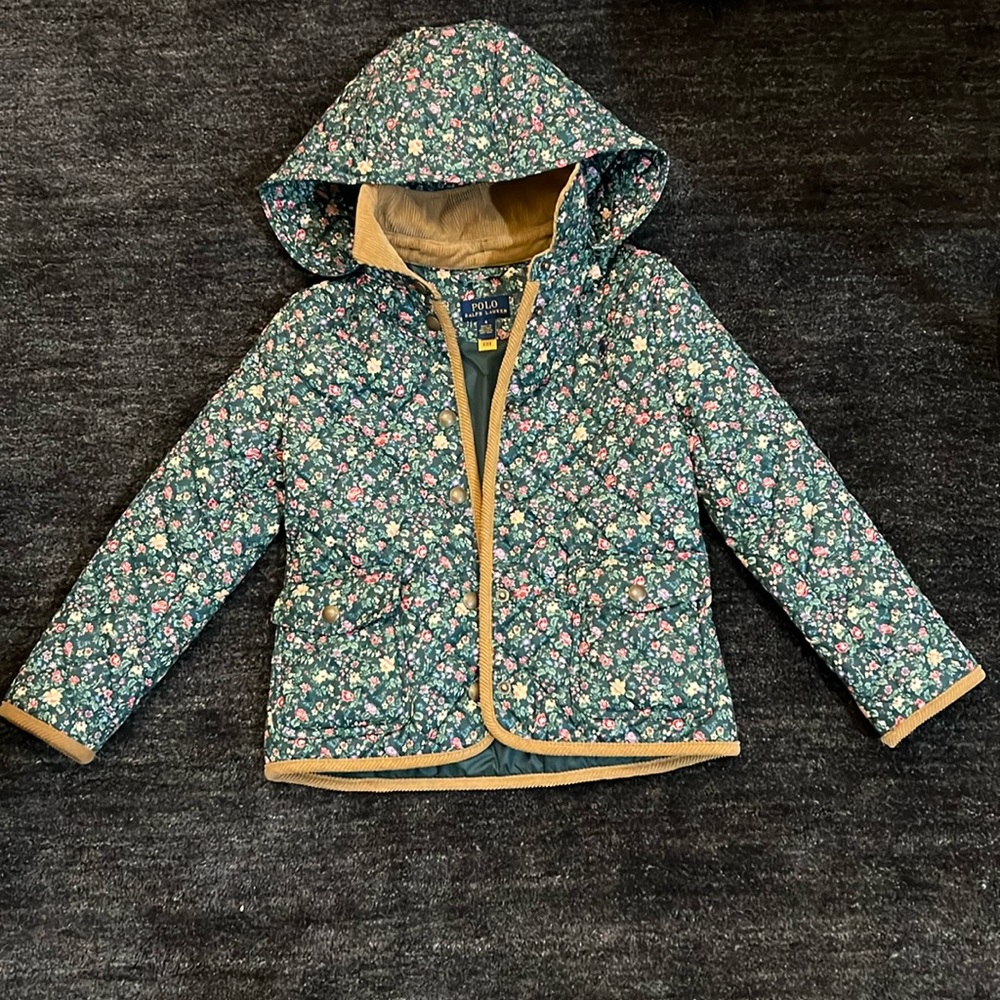 Polo Ralph Lauren Quilted Floral Girls jacket